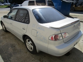 2001 TOYOTA COROLLA S SILVER 1.8L AT Z16295